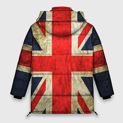Женская зимняя куртка Великобритания / 3D-Черный – фото 2