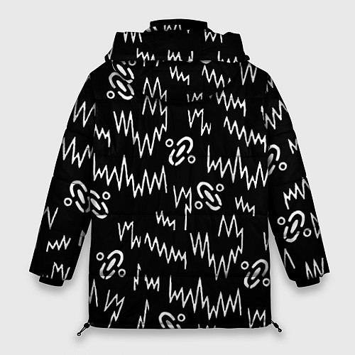 Женская зимняя куртка Chemical Brothers: Pattern / 3D-Черный – фото 2