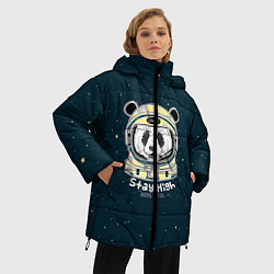 Куртка зимняя женская Космонавт 8, цвет: 3D-черный — фото 2