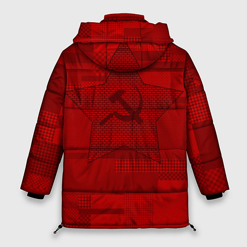 Женская зимняя куртка СССР / 3D-Черный – фото 2