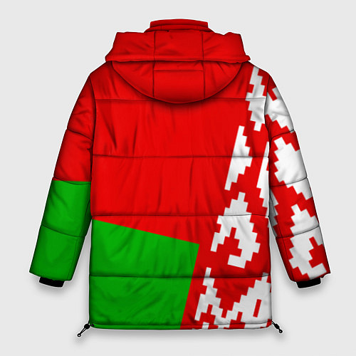 Женская зимняя куртка Патриот Беларуси / 3D-Черный – фото 2