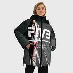 Куртка зимняя женская Волейбол 80, цвет: 3D-черный — фото 2