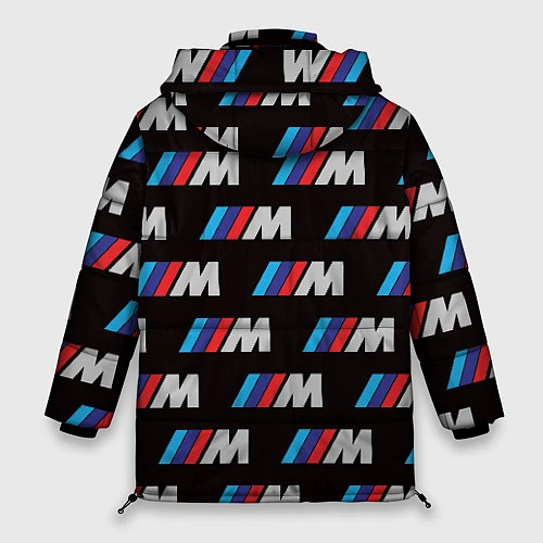 Женская зимняя куртка BMW M / 3D-Черный – фото 2