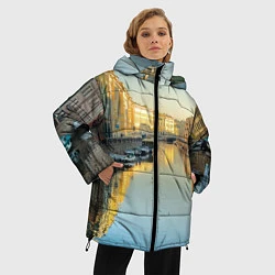 Куртка зимняя женская Питер, цвет: 3D-черный — фото 2