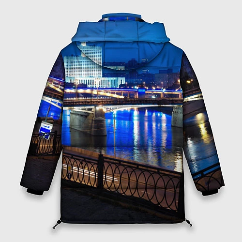 Женская зимняя куртка Москва / 3D-Черный – фото 2