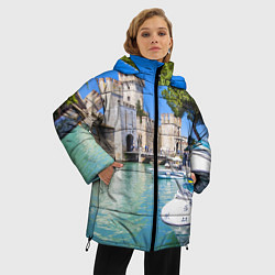 Куртка зимняя женская Италия, цвет: 3D-черный — фото 2