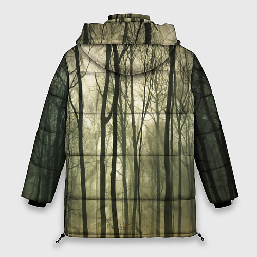 Женская зимняя куртка Чарующий лес / 3D-Светло-серый – фото 2