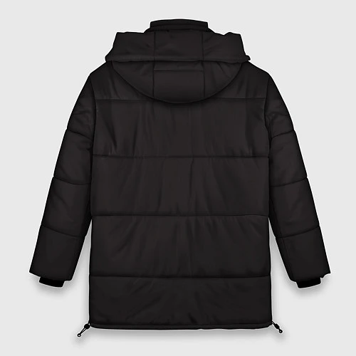 Женская зимняя куртка Череп / 3D-Черный – фото 2