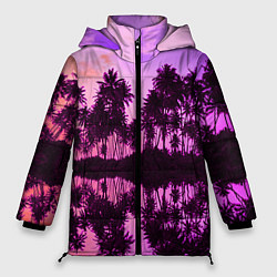 Куртка зимняя женская Hawaii dream, цвет: 3D-черный