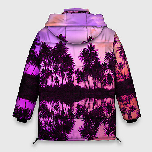 Женская зимняя куртка Hawaii dream 2 / 3D-Черный – фото 2