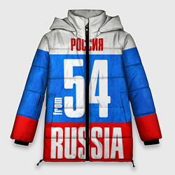 Куртка зимняя женская Russia: from 54, цвет: 3D-черный