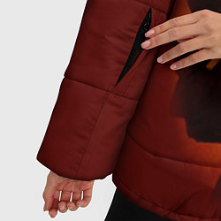 Куртка зимняя женская Тетради смерти 8, цвет: 3D-черный — фото 2