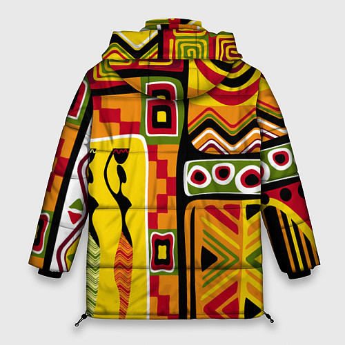 Женская зимняя куртка Африка / 3D-Черный – фото 2