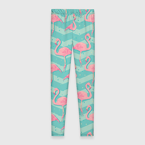 Женские легинсы Flamingo Pattern / 3D-принт – фото 2