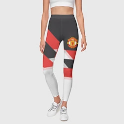 Леггинсы женские Manchester United: Stipe, цвет: 3D-принт — фото 2