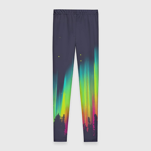 Женские легинсы Северное сияние / 3D-принт – фото 2