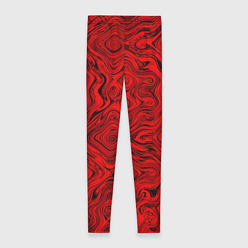 Женские легинсы Tie-Dye red / 3D-принт – фото 2