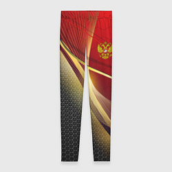 Леггинсы женские RUSSIA SPORT: Gold Collection, цвет: 3D-принт