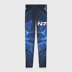 Женские легинсы Mass Effect: Blue Armor N7