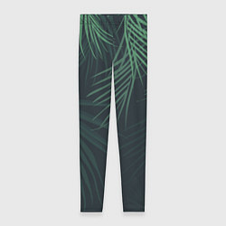 Леггинсы женские Пальмовый узор, цвет: 3D-принт