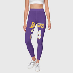 Леггинсы женские Los Angeles Lakers Kobe Brya, цвет: 3D-принт — фото 2