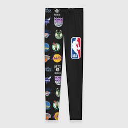 Леггинсы женские NBA Team Logos 2, цвет: 3D-принт
