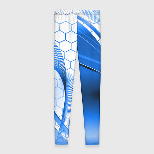 Женские легинсы ABSTRACT BLUE / 3D-принт – фото 2