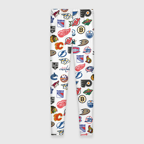 Женские легинсы NHL PATTERN Z / 3D-принт – фото 2