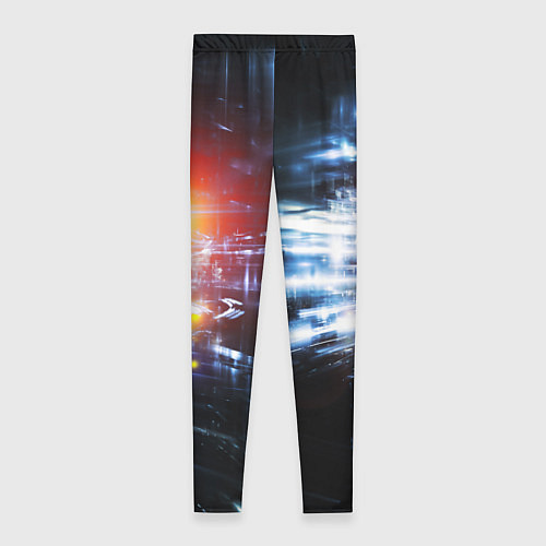 Женские легинсы DIGITAL ABSTRACTION / 3D-принт – фото 2