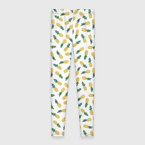 Женские легинсы Ананасы / 3D-принт – фото 2