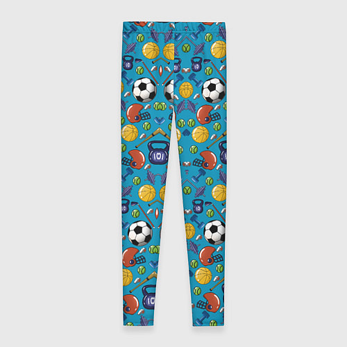 Женские легинсы СПОРТ / 3D-принт – фото 2