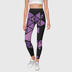 Леггинсы женские Треугольники, цвет: 3D-принт — фото 2