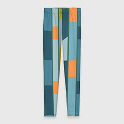 Леггинсы женские Абстракция в стиле модерн, цвет: 3D-принт