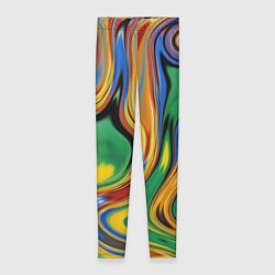 Леггинсы женские Зигзаги, цвет: 3D-принт