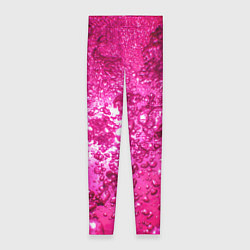 Леггинсы женские Розовые Пузырьки, цвет: 3D-принт