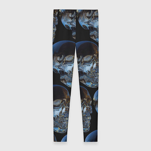 Женские легинсы Vanguard skull pattern 2022 / 3D-принт – фото 2