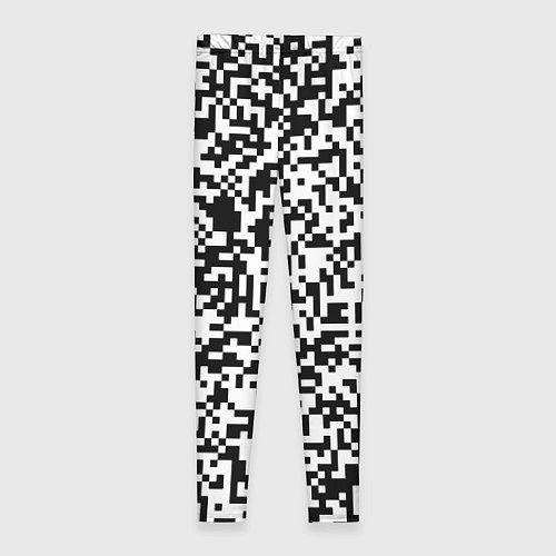 Женские легинсы Стиль QR код / 3D-принт – фото 2