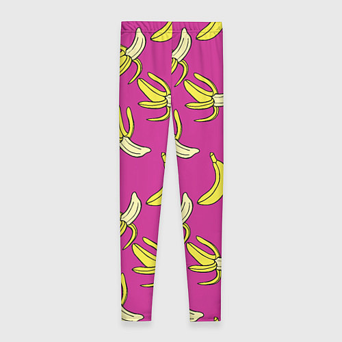 Женские легинсы Banana pattern Summer Color / 3D-принт – фото 2