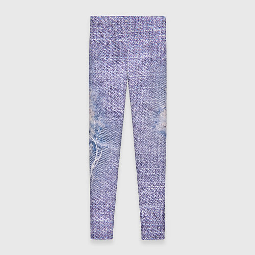 Женские легинсы Hole in jeans - Rag / 3D-принт – фото 2