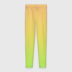 Женские легинсы GRADIEND YELLOW-GREEN