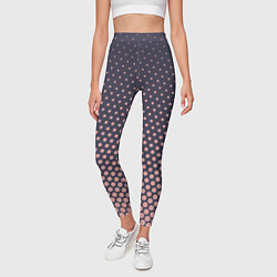Леггинсы женские Паттерн в горошек, цвет: 3D-принт — фото 2