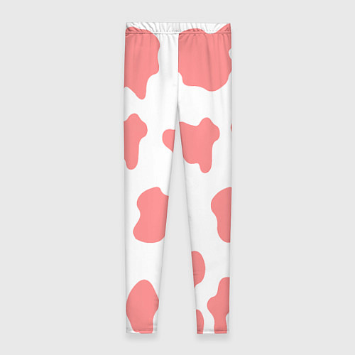 Женские легинсы Розовая корова / 3D-принт – фото 2