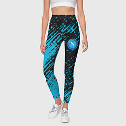 Леггинсы женские Napoli голубая textura, цвет: 3D-принт — фото 2