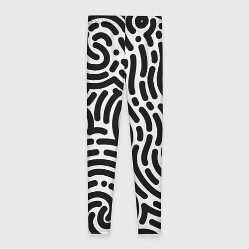 Женские легинсы Округлый Лабиринт / 3D-принт – фото 2