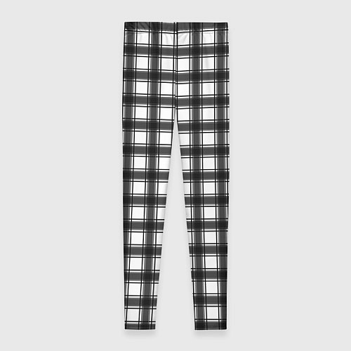 Женские легинсы Black and white trendy checkered pattern / 3D-принт – фото 2