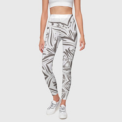 Леггинсы женские Кружево мандал, цвет: 3D-принт — фото 2
