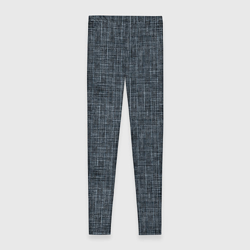 Женские легинсы Черно-синий текстурированный в елочку, под джинсу / 3D-принт – фото 2