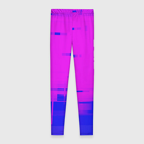 Женские легинсы Free Fire glitch text effect: по-вертикали / 3D-принт – фото 2