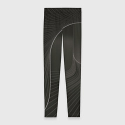 Леггинсы женские Чёрная спираль, цвет: 3D-принт