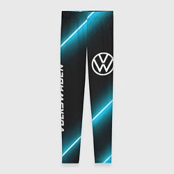 Леггинсы женские Volkswagen неоновые лампы, цвет: 3D-принт